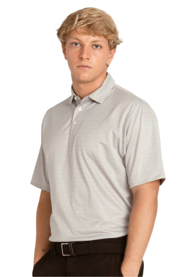 Knit Jacquard Polo - Arrow