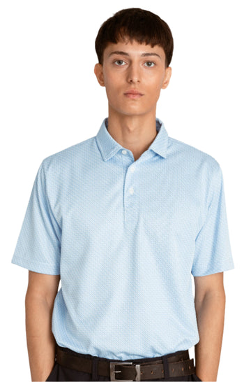 Knit Jacquard Polo - Quadrate