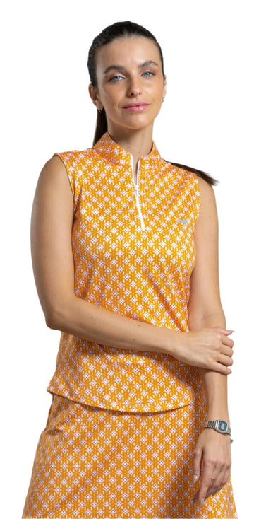 Sleeveless Quarter Zip - Twiggy