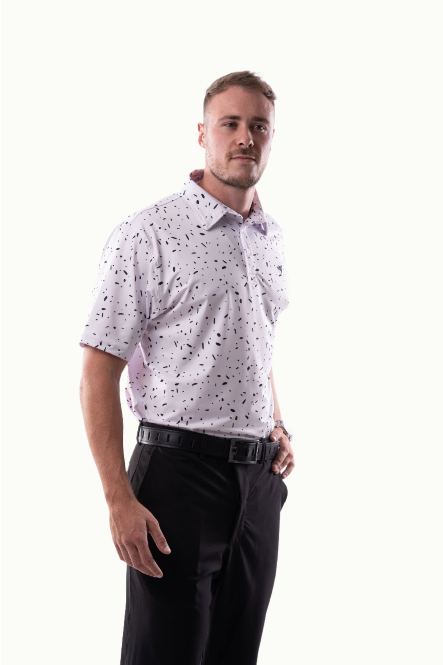 Polos Prints - Alexander - Black