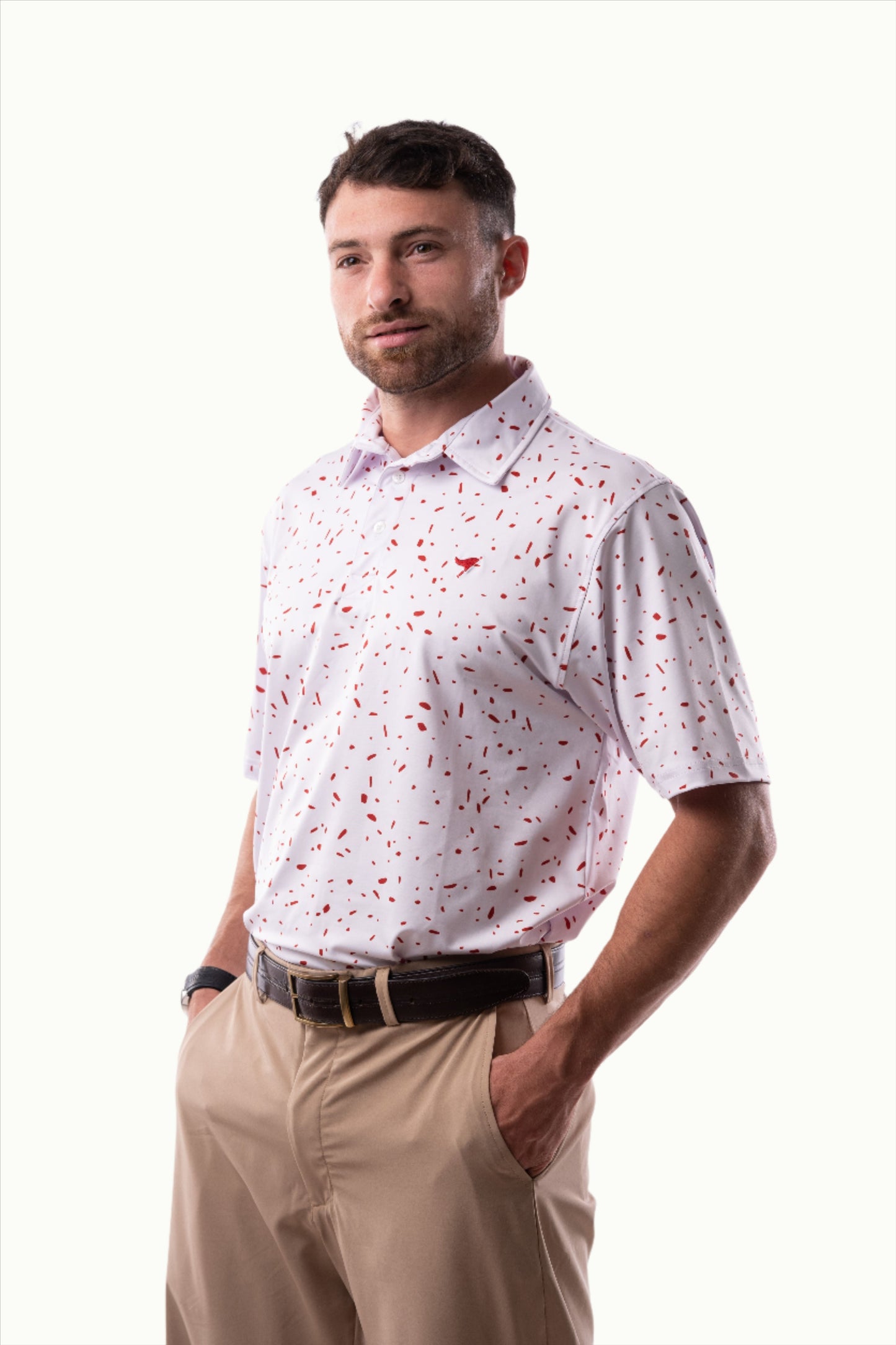 Polos Prints - Alexander - Red