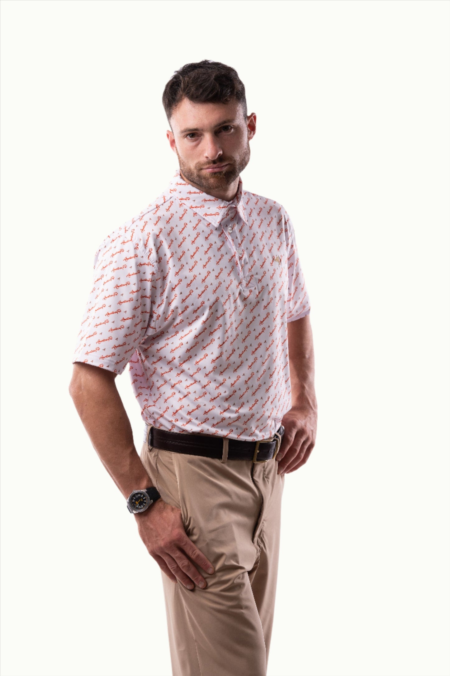 Polos Prints - American Fit - Red