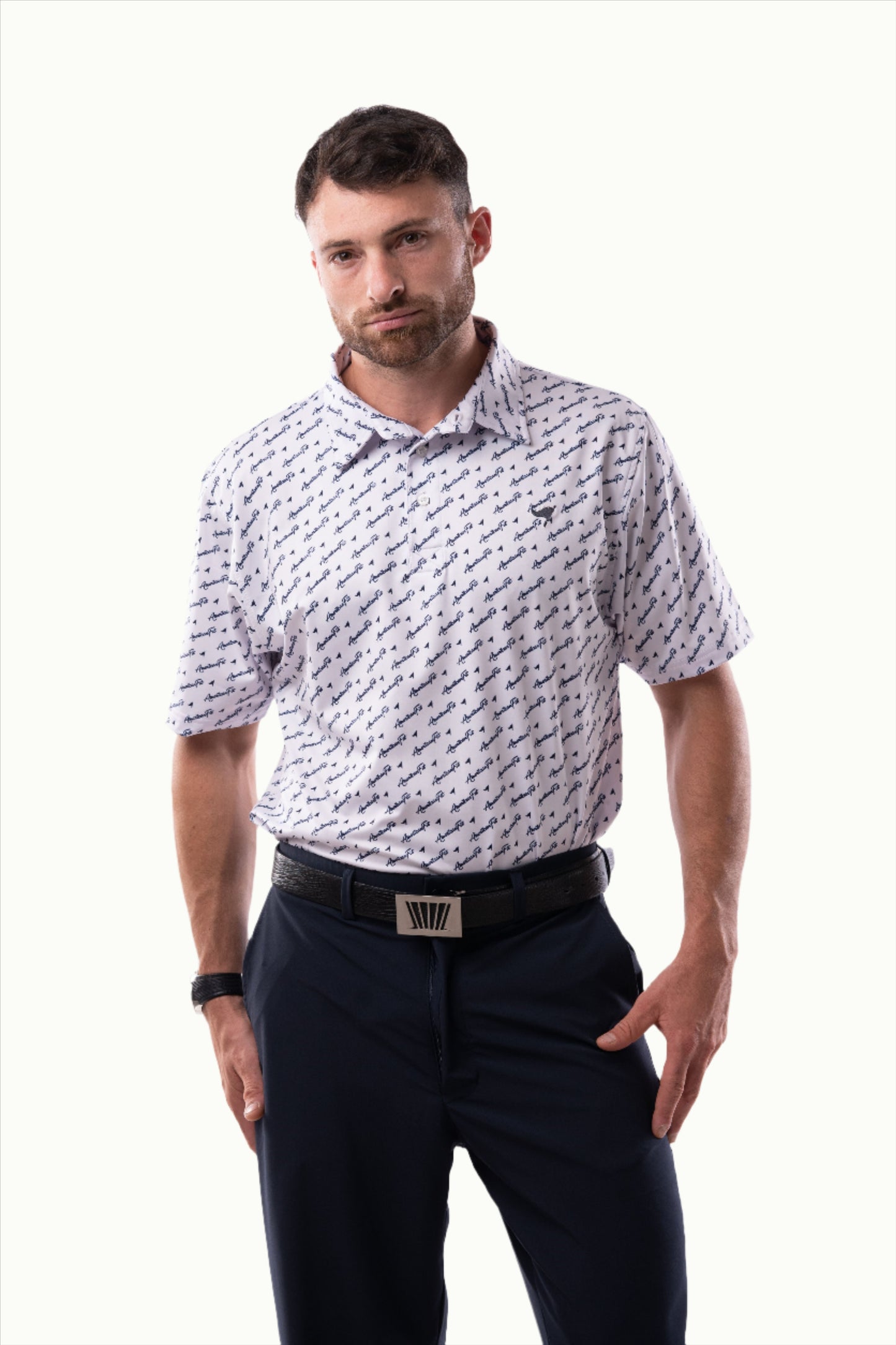 Polos Prints - American Fit - Black