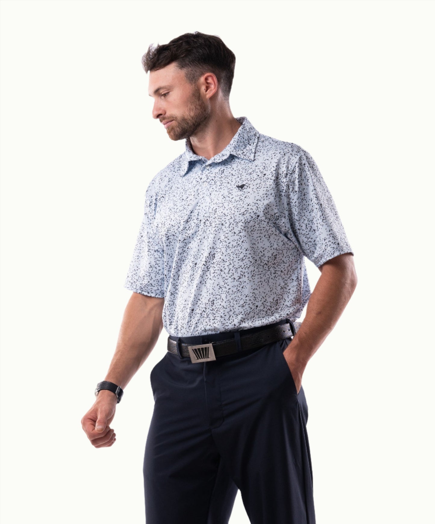 Polos Prints - Timothy - Light Blue