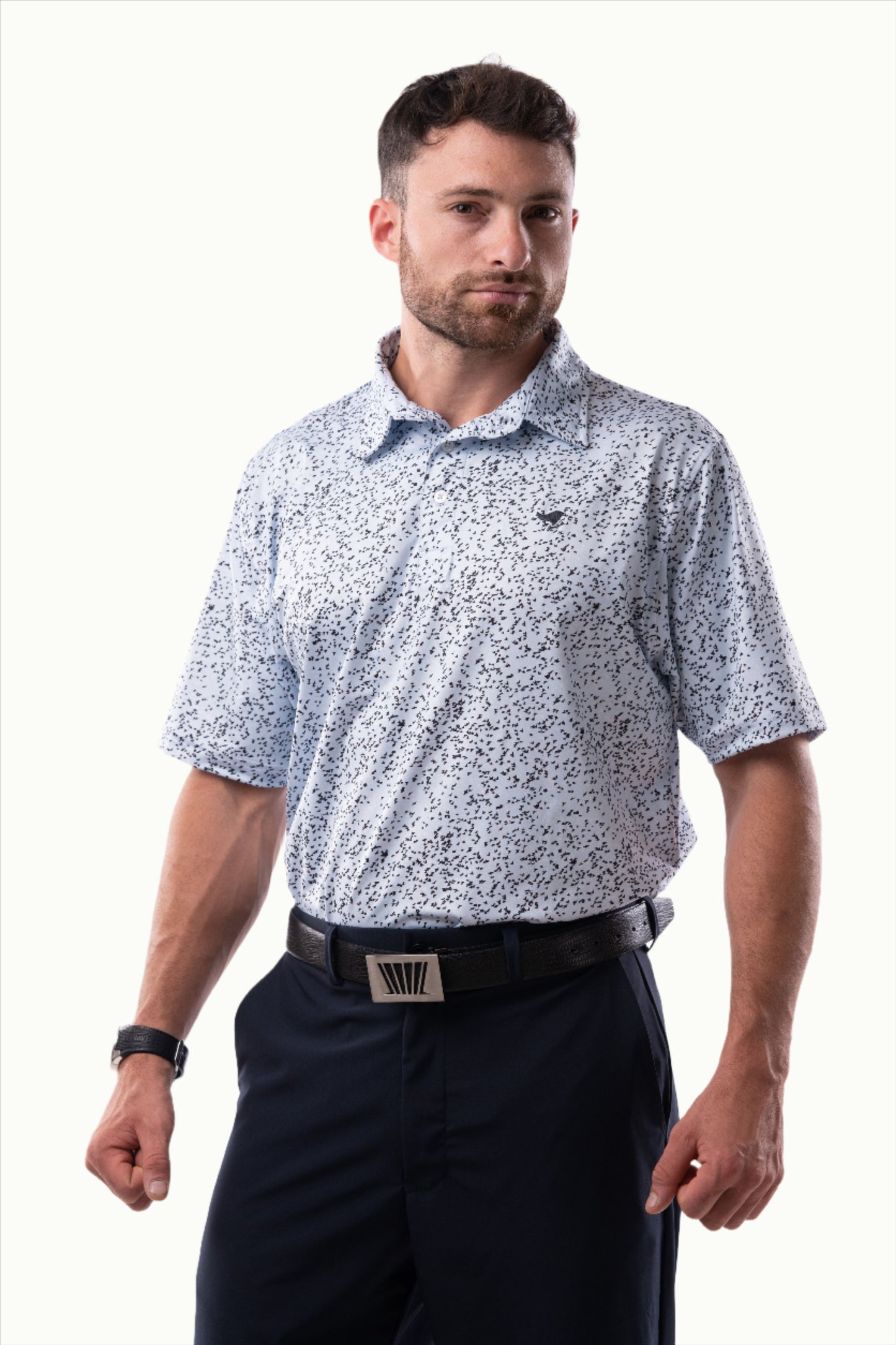 Polos Prints - Timothy - Light Blue