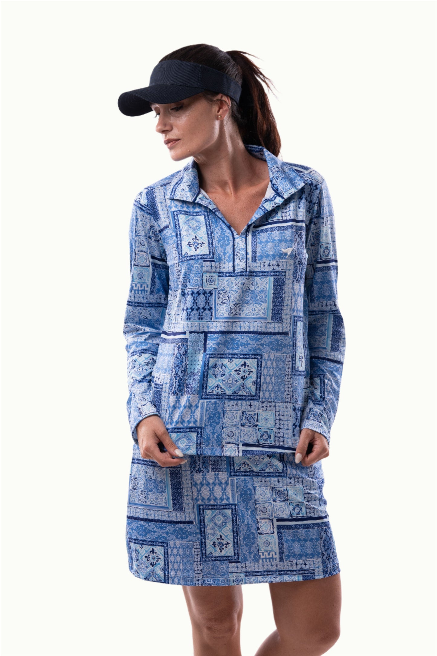 Print Zipper - Arizona - Kate Blue