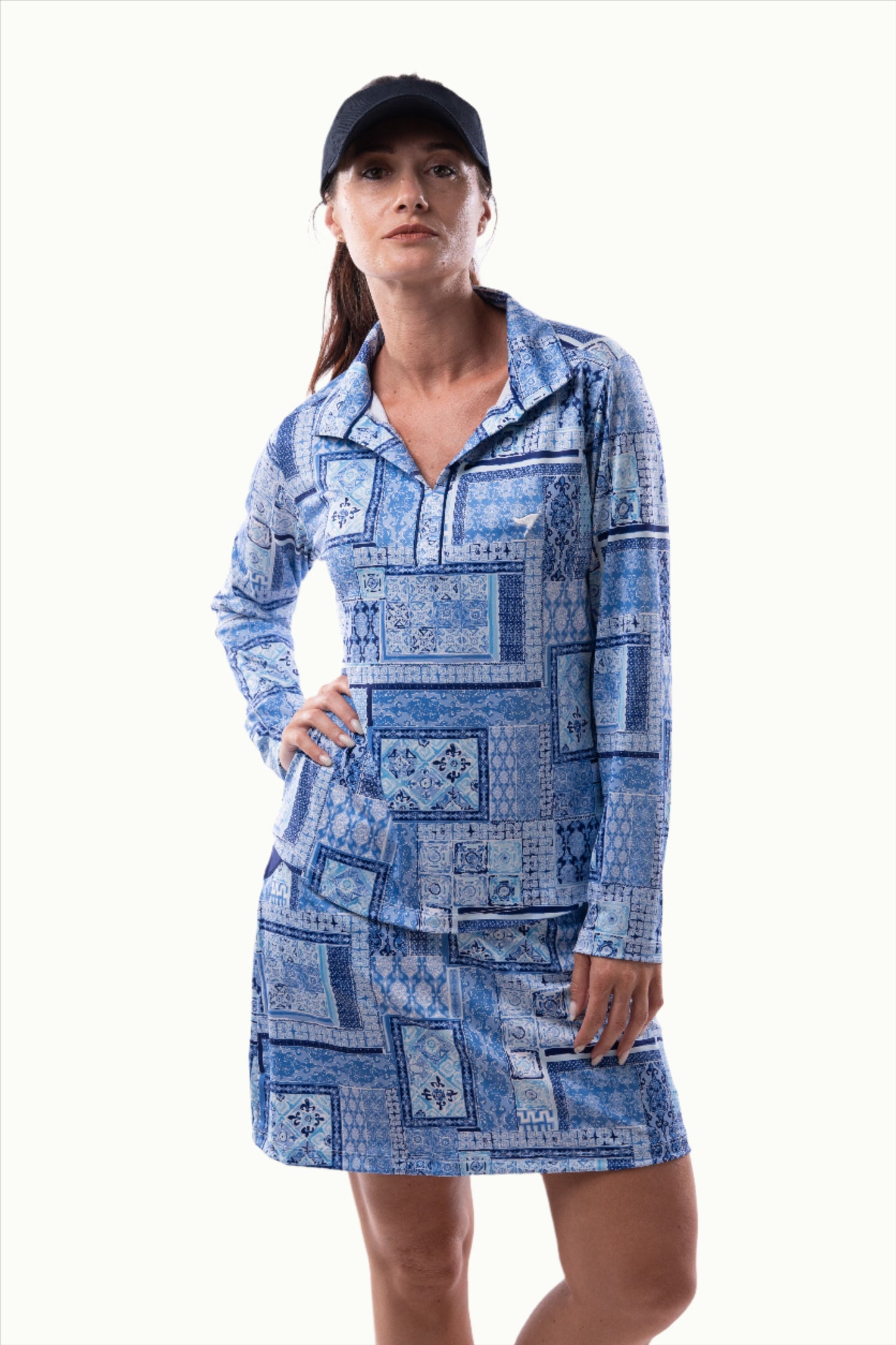 Print Zipper - Arizona - Kate Blue