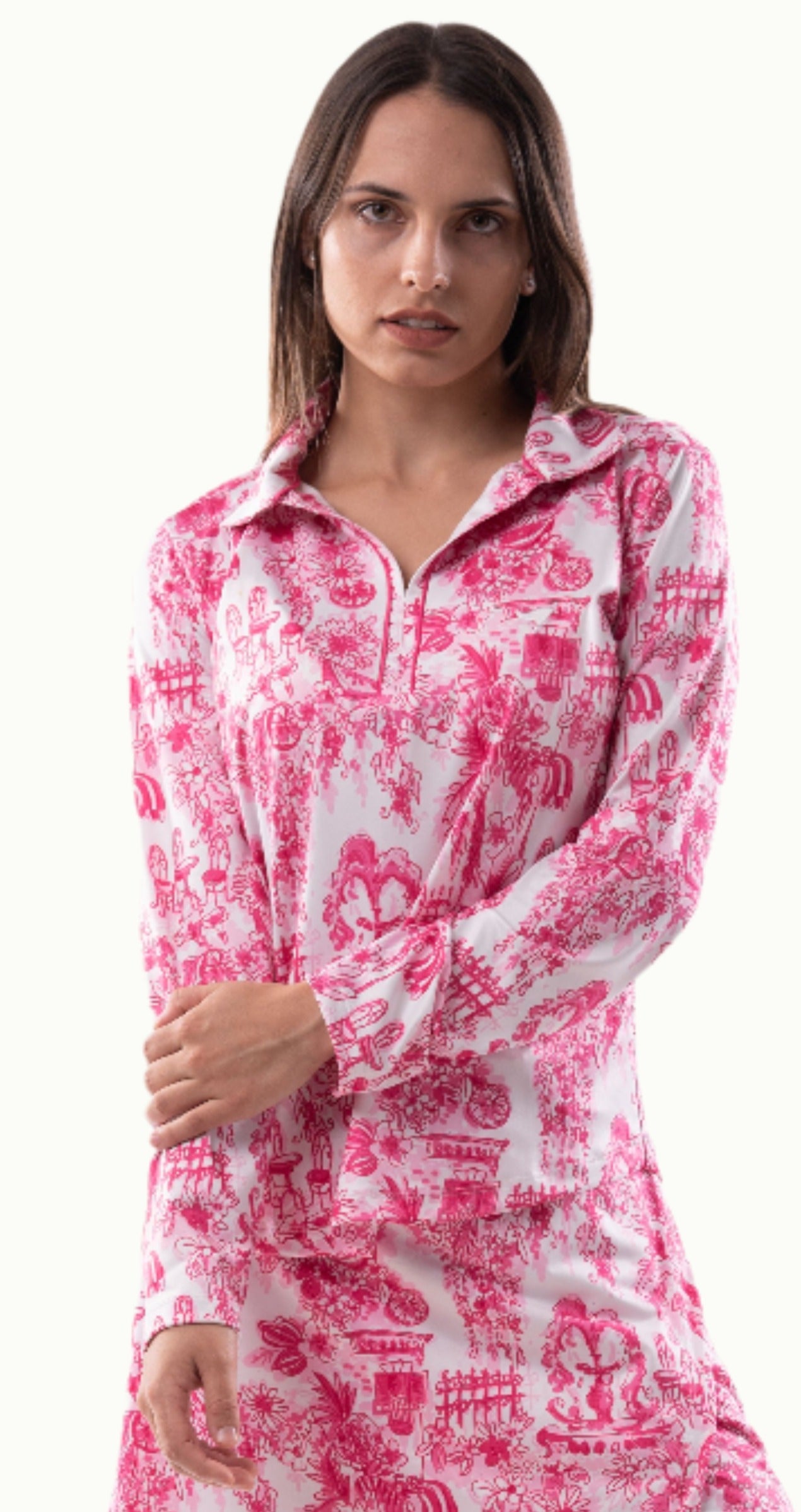 Print Zipper - Arizona - Sophie Pink