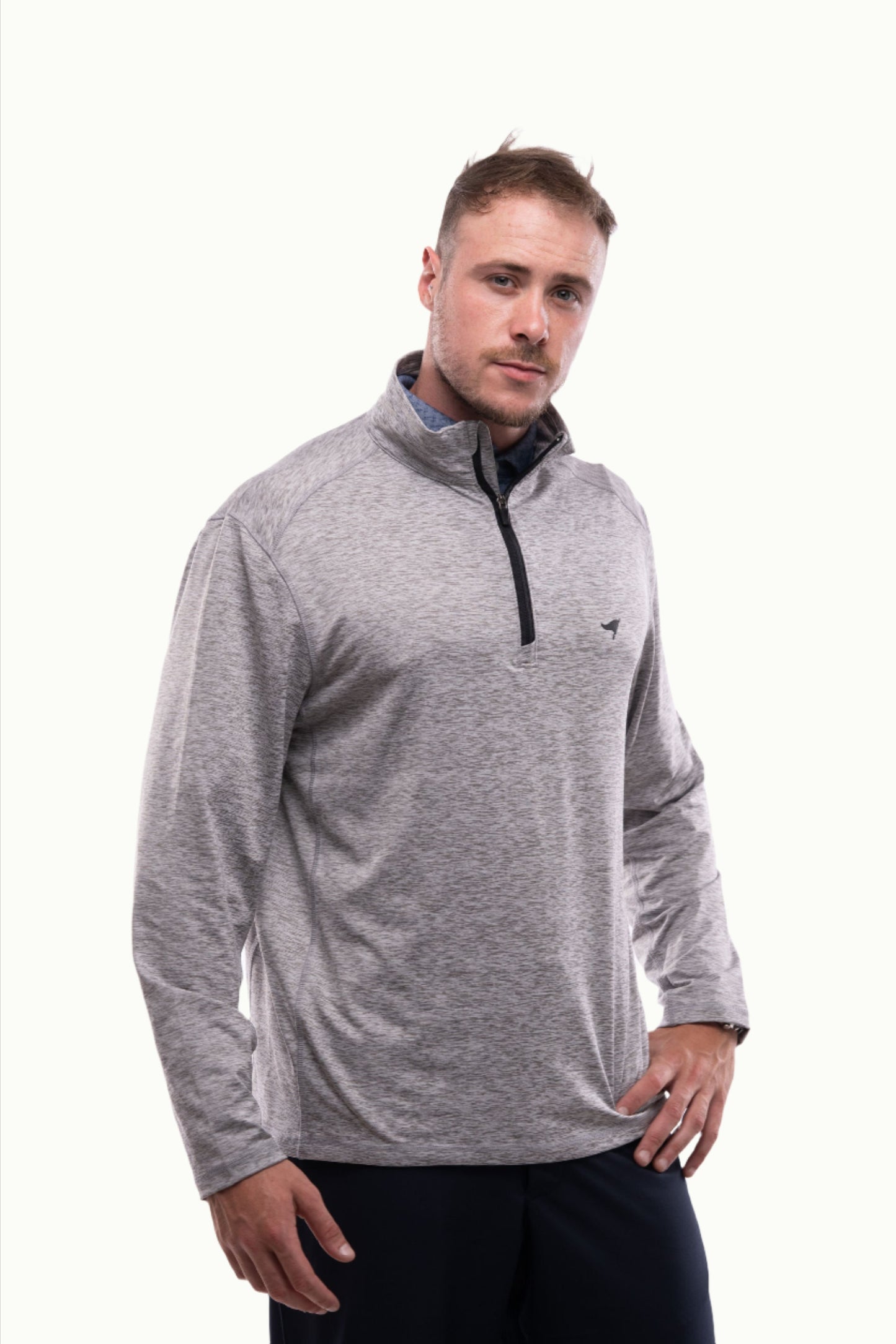 Quarter Zip - Grey