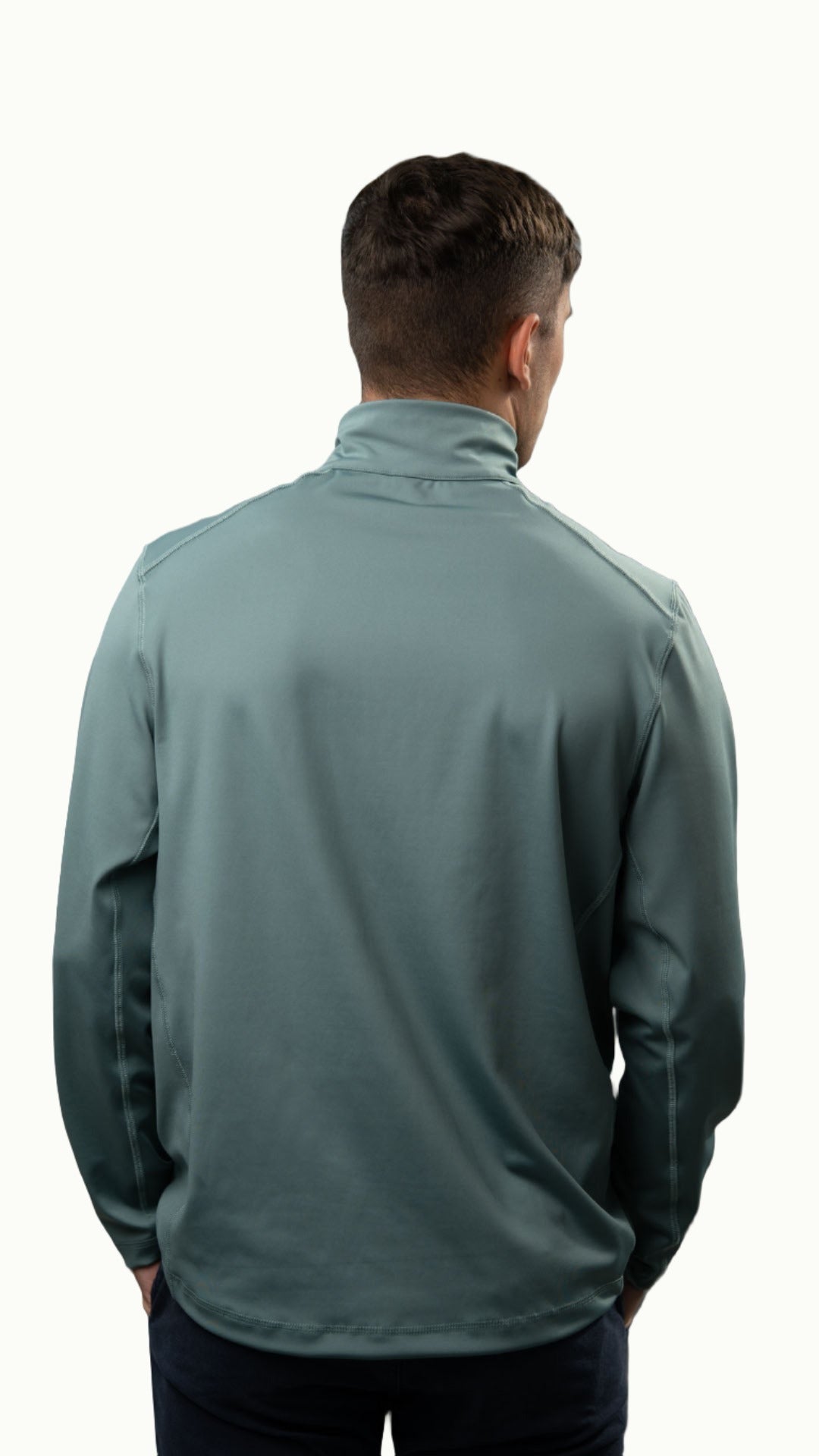 Quarter Zip - Oil Blue