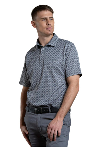 Knit Jacquard Polo - Knot