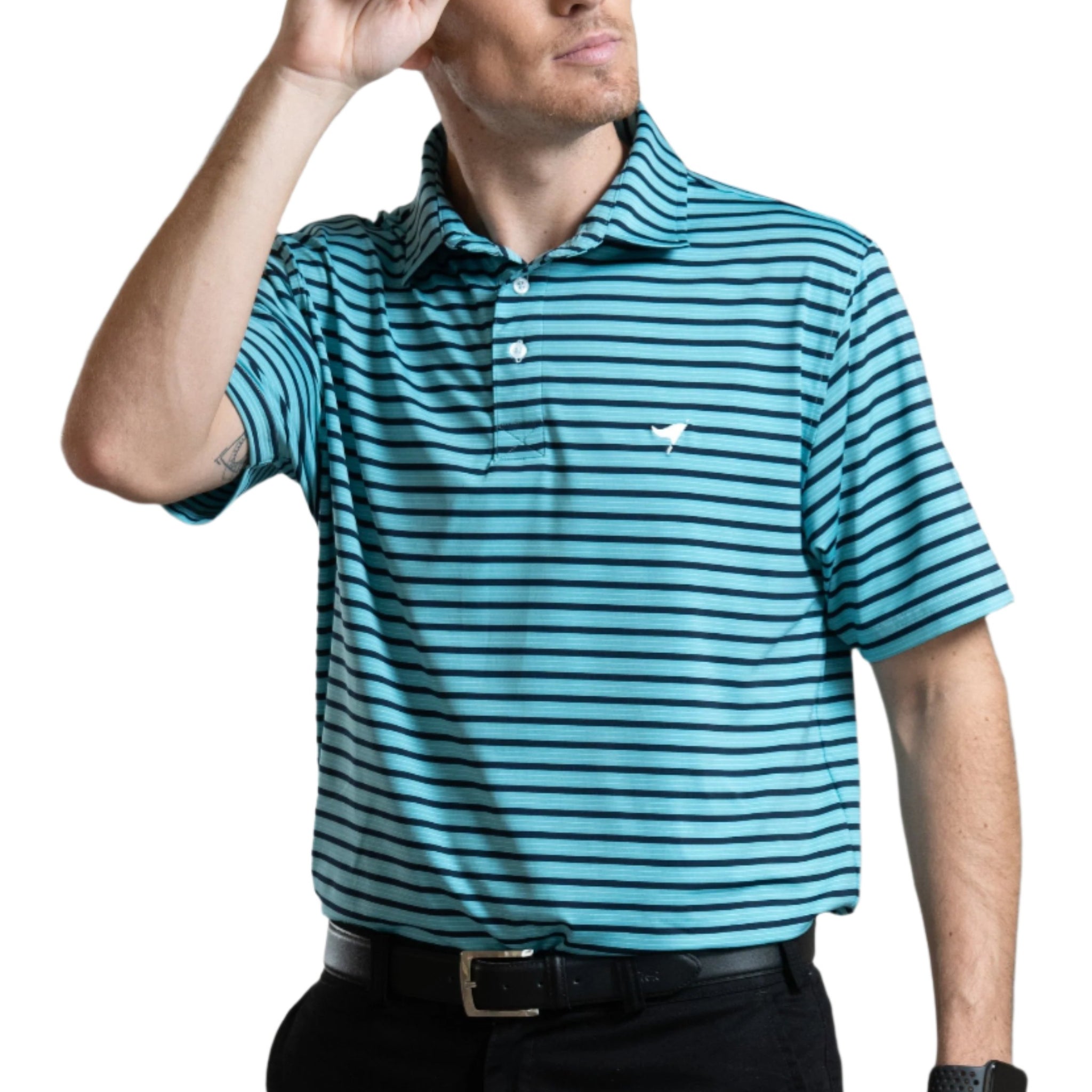 Striped Polo - Sail