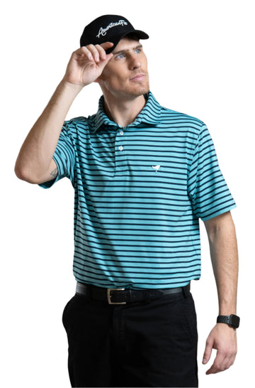 Striped Polo - Sail