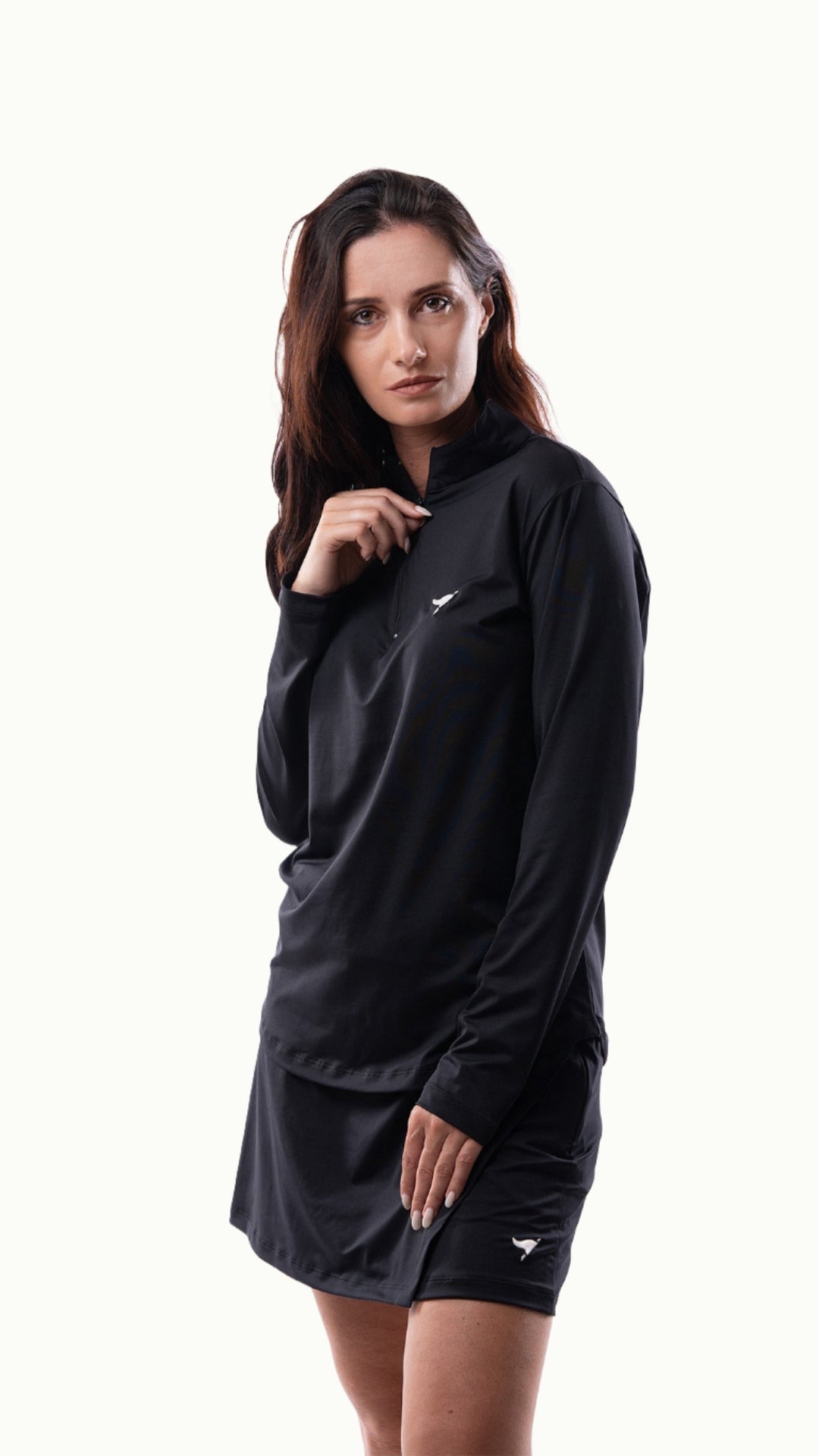 Quarter Zip - Dakota - Black
