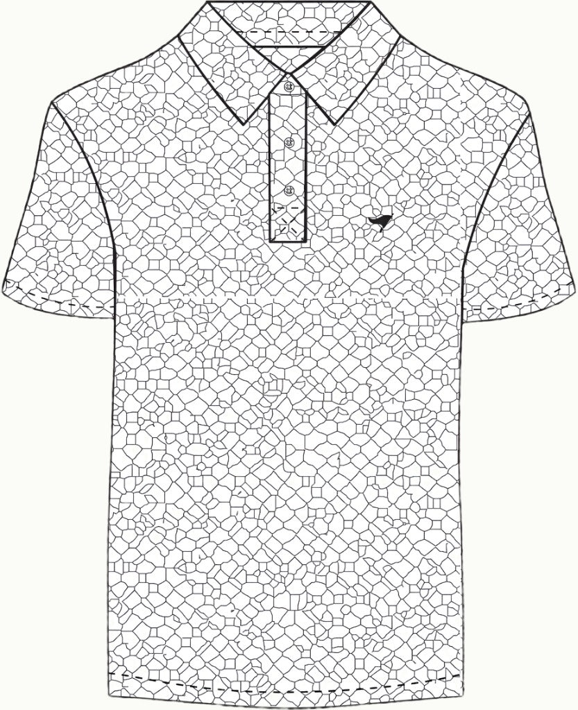 Jacquard Polos - Oliver - White