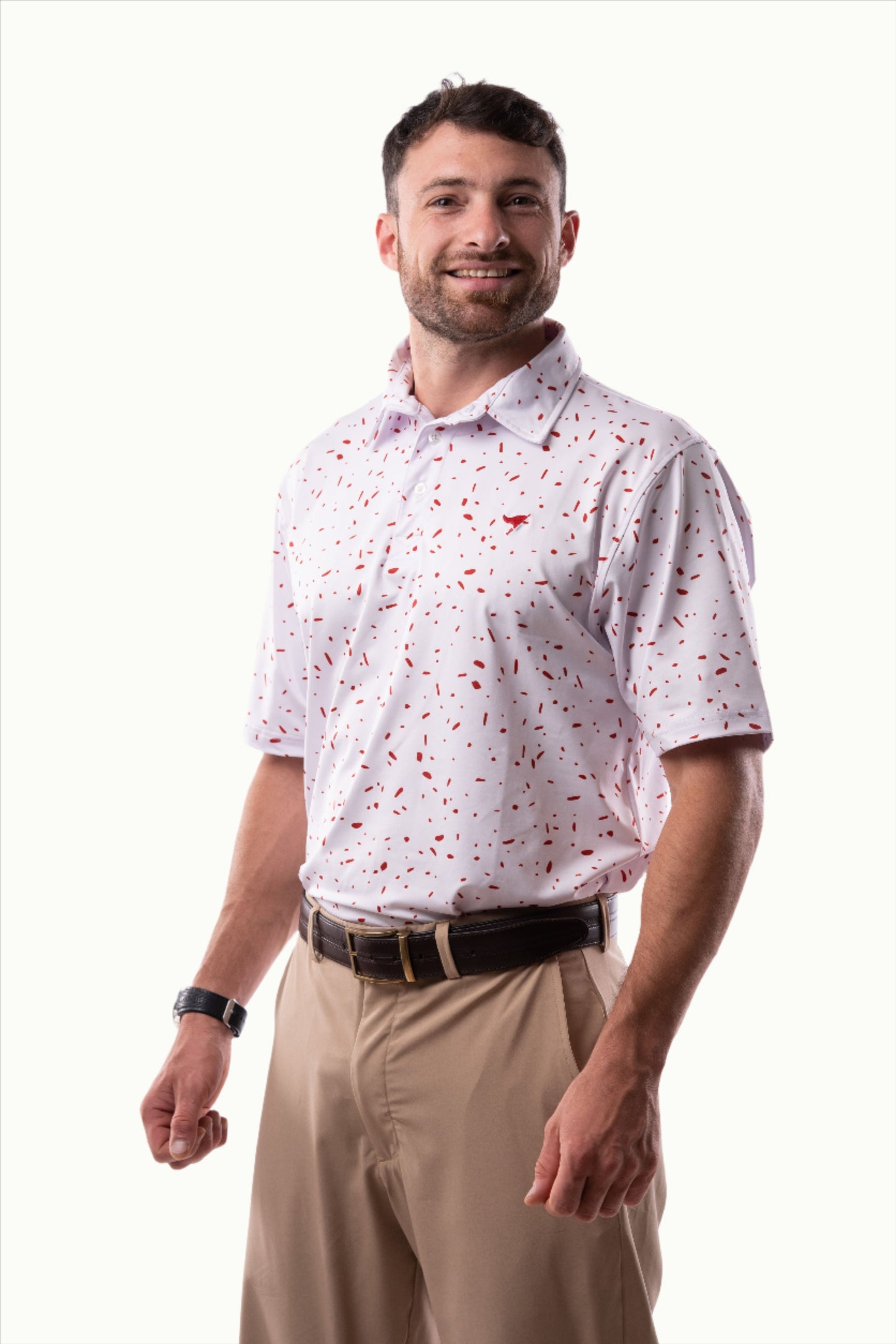 Polos Prints - Alexander - Red