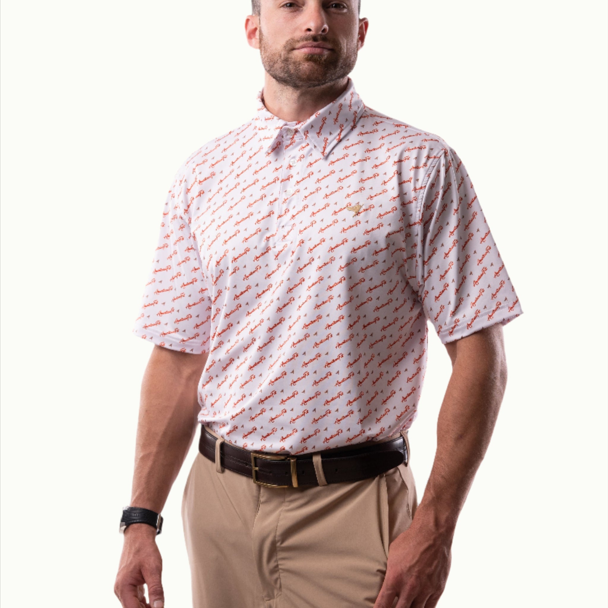 Polos Prints - American Fit - Red
