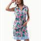 Sleveless Polo - Florida - Maddie Light Blue