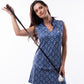 Straight Print Skort - Atlanta - Vanessa Blue