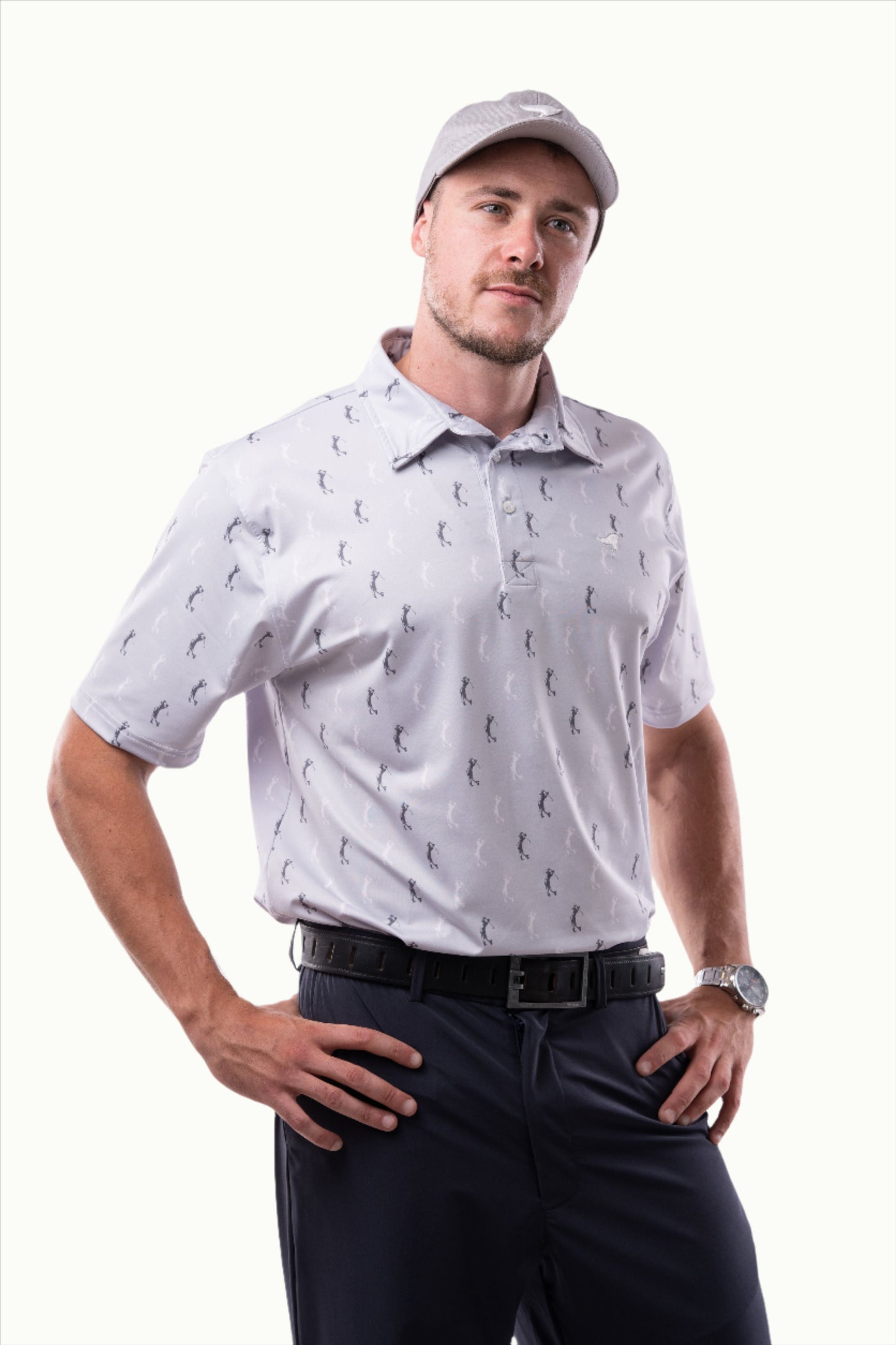 Polos Prints - Manny - Grey