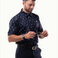 Polos Prints - Manny - Blue