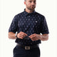 Polos Prints - Manny - Blue