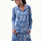 Print Zipper - Arizona - Kate Blue
