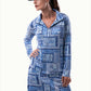 Print Zipper - Arizona - Kate Blue