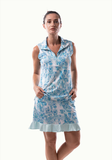 Sleveless Top - Bristol - Sophie Light Blue