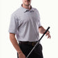 Jacquard Polos - Reece - Green