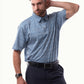 Jacquard Polos - Noah - Marine