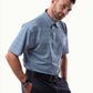 Jacquard Polos - Noah - Marine