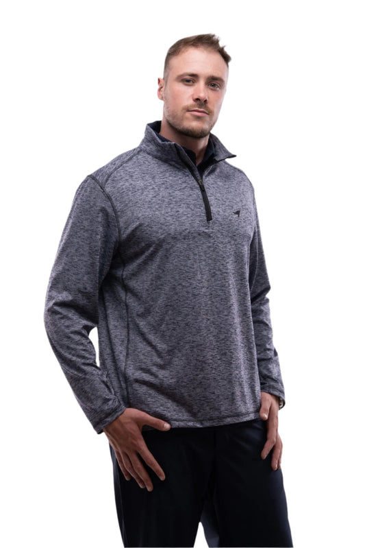 Quarter Zip - Dark Grey