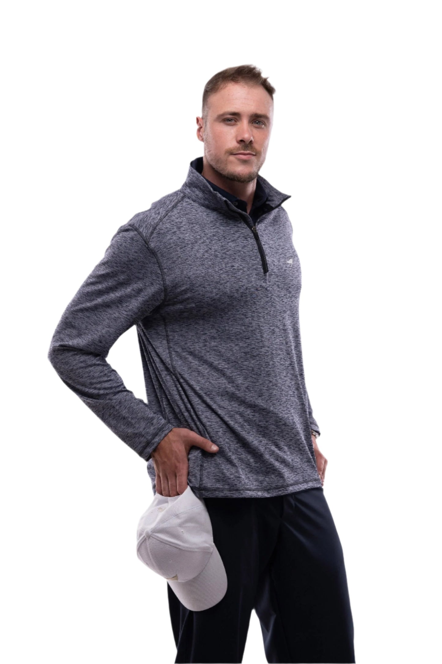 Quarter Zip - Dark Grey