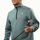 Quarter Zip - Oil Blue