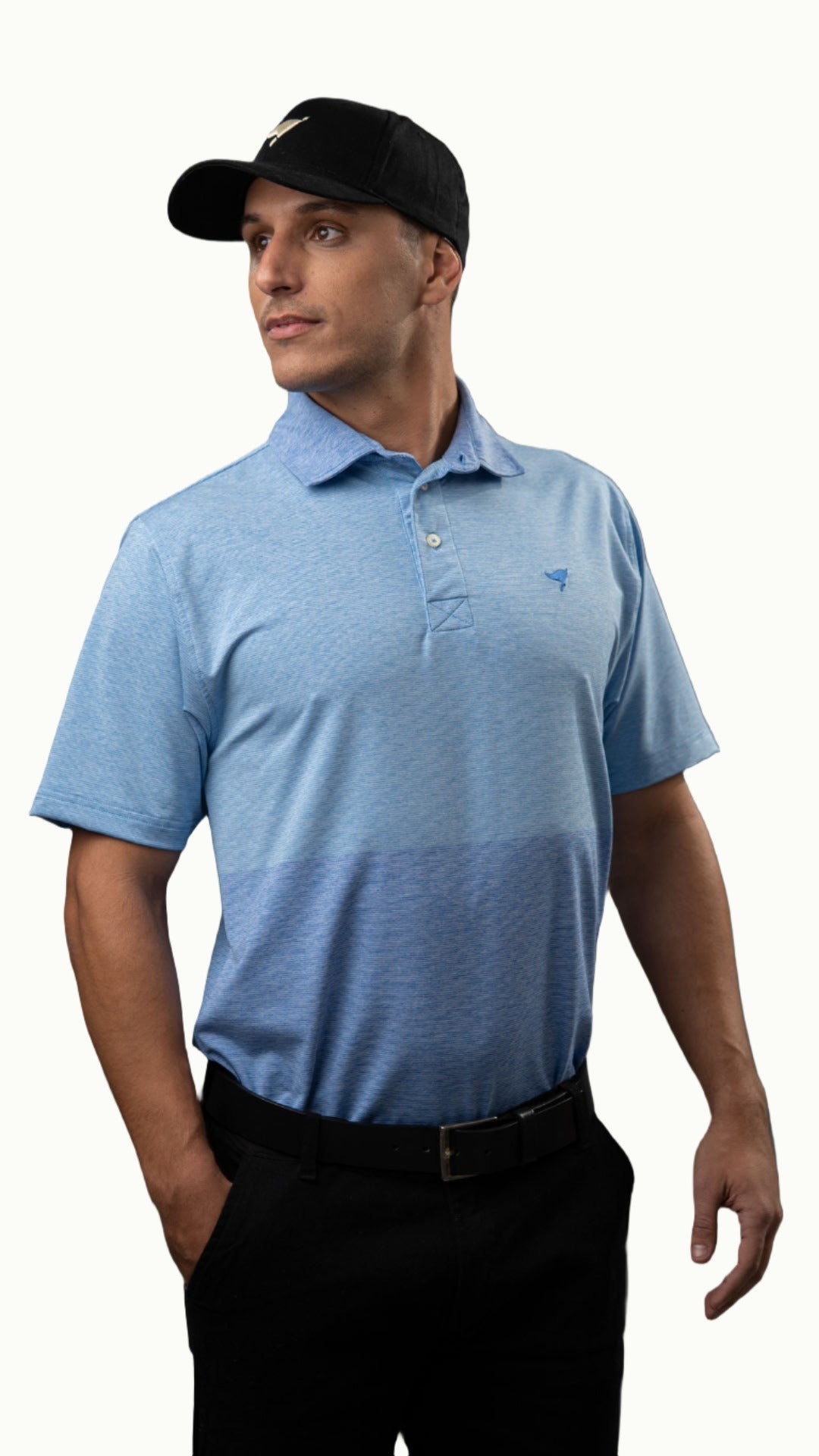 Technical Polos - Light blue & Blue